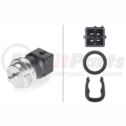 009309551 by HELLA - Coolant Temperature Sensor, 4-Pin Connector, with Add-On Material