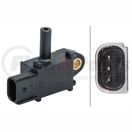 009409541 by HELLA - Sensor, exhaust pressure - 3-pin connector - Bolted