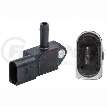009409581 by HELLA - Sensor, exhaust pressure - 3-pin connector - Bolted