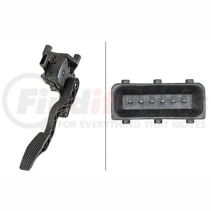 010946071 by HELLA - Accelerator Pedal Position Sensor, for Left-Hand Drive Vehicles, Manual Transmission