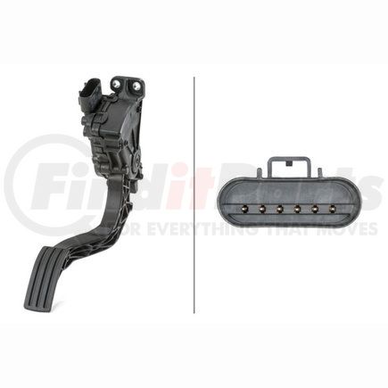 010946151 by HELLA - Accelerator Pedal Position Sensor, for Left-Hand Drive Vehicles, Manual Transmission