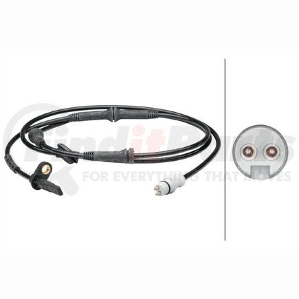 012679231 by HELLA - Sensor, wheel speed - 2-pin connector - Rear - Total Length1755mm