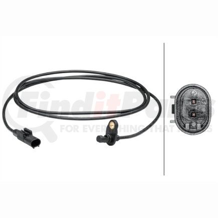 012679591 by HELLA - Sensor, wheel speed - 2-pin connector - Rear - Total Length1752mm