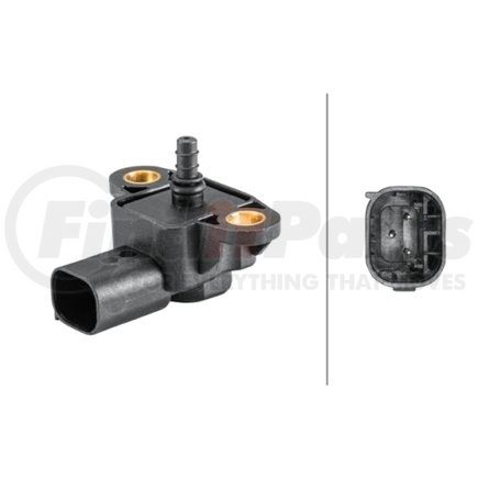 358152281 by HELLA - Sensor, boost pressure - 3-pin connector - Bolted