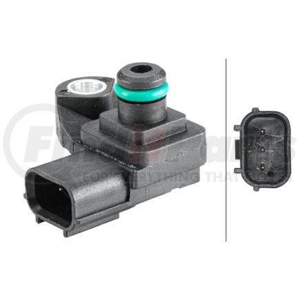 358152361 by HELLA - Sensor, boost pressure - 3-pin connector - Bolted
