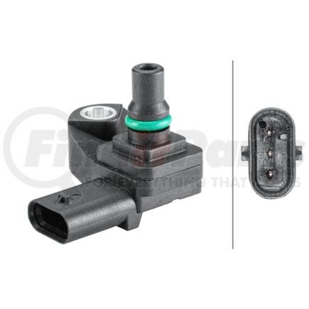 358152401 by HELLA - Sensor, boost pressure - 3-pin connector - Bolted