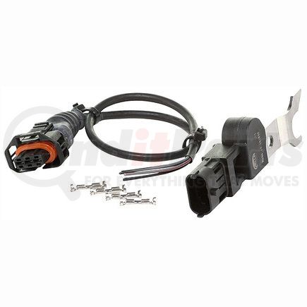 012681011 by HELLA - Camshaft Position Sensor, 3-Pin Connector, Oval Connector, with Cable