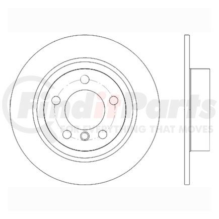 355126741 by HELLA - Disc Brake Rotor