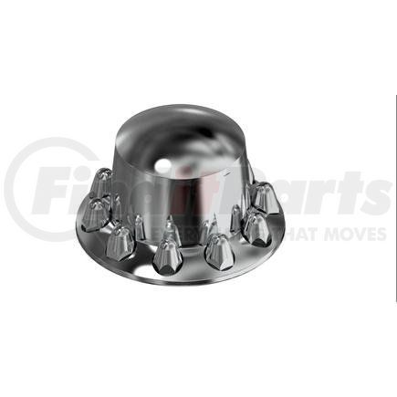 15500 by AMERICAN CHROME - ABS Rear Cover Kit- Removable Cap, 10 Lug, 1.5 in. Push On with Flange