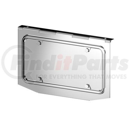 20103 by AMERICAN CHROME - License Plate Holders, 14 in. Length, 8 in. Height, 1 License, Stainless