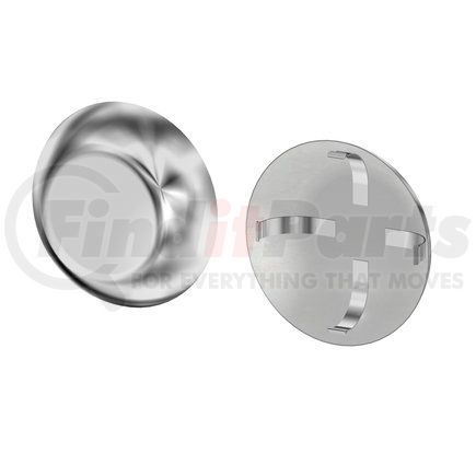 23320 by AMERICAN CHROME - Air Horn Shield - Air Horn Covers, Fits 5.5 in. -6 in., Chrome