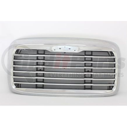 91020 by AMERICAN CHROME - Radiator Shutter Grille - Chrome, ABS, Logo, Bug Screen for 2001+ Columbia