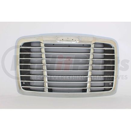 91030 by AMERICAN CHROME - Radiator Shutter Grille - Chrome, ABS, Logo, Bug Screen for 2008+ Cascadia