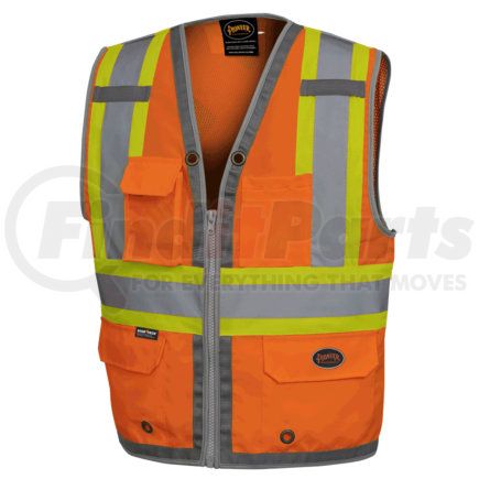 V1010250U-3XL by PIONEER SAFETY - Oxford Mesh Bk Surveyor Vest