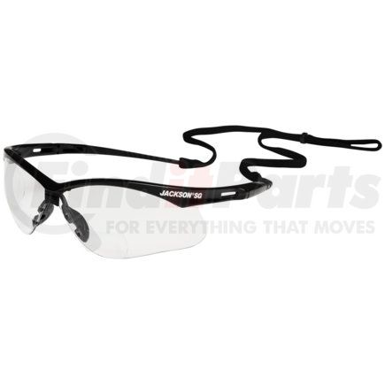 50040 by JACKSON SAFETY - Jackson SG Safety Glasses - Clear 1.5 Readers Lens, Black Frame, Hardcoat Anti-Scratch, Indoor