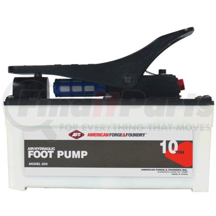 806 by AMERICAN FORGE & FOUNDRY - 10 TON AIR/HYD FOOT PUMP