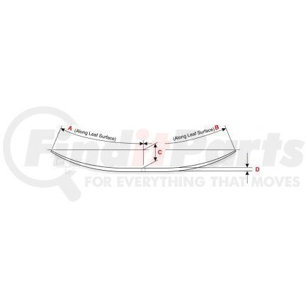 43-1857 by DORMAN - Suspension Leaf Spring