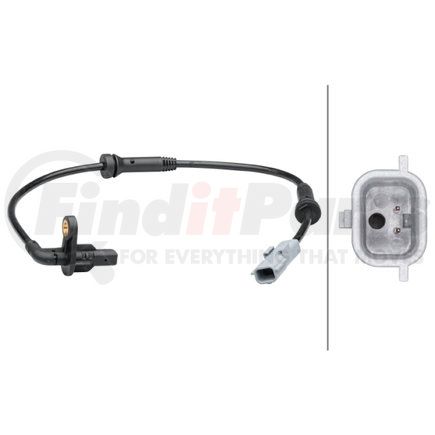012679191 by HELLA - Sensor, wheel speed - 2-pin connector - Rear - Cable: 450mm