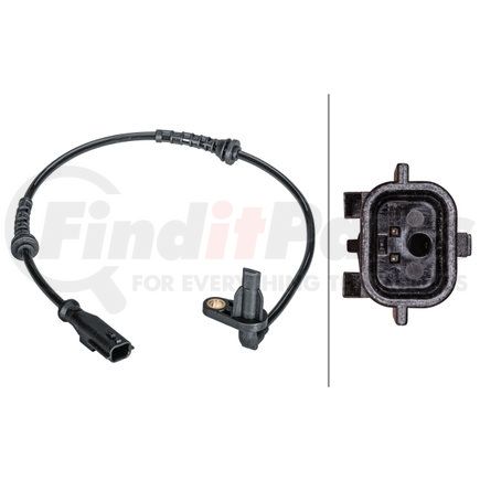 012679341 by HELLA - Sensor, wheel speed - 2-pin connector - Rear - Cable: 450mm