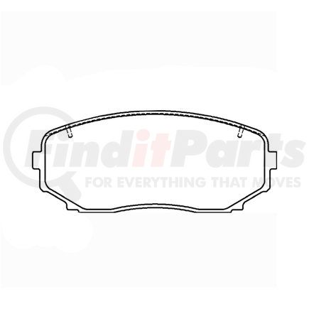 355032941 by HELLA - Disc Brake Pad Set