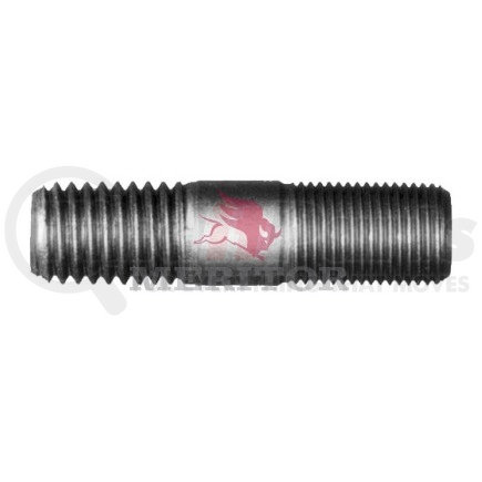 08205435 by MERITOR - Wheel Double End Stud - 2 7/8" Length, 1/2" End Thread