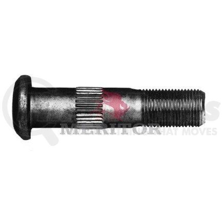 09001484 by MERITOR - Bolt - 1.28" Body Length, Round Head, 3/4-16 UNF-3A Thread