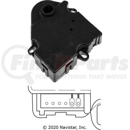 FLTACMT18500 by NAVISTAR - Actuator Motor