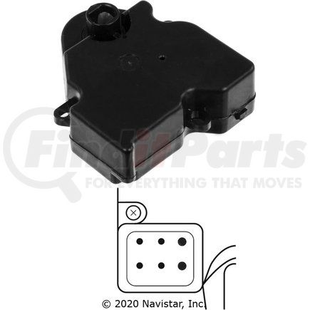 FLTACMT18501 by NAVISTAR - Actuator Motor