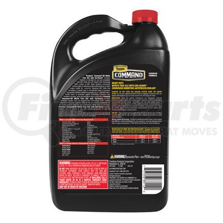 AFC13000 by PRESTONE PRODUCTS - Prestone   Command Cor-Guard NF-NOAT ELC Antifreeze+Coolant; Red, 1 Gal - Con