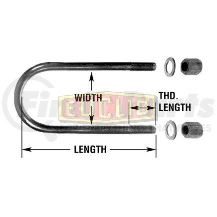 EUB816218 by EUCLID - U-BOLT ASSEMBLY