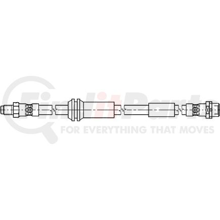 331230 by ATE BRAKE PRODUCTS - ATE Original Front Brake Hydraulic Hose for Mini 331230