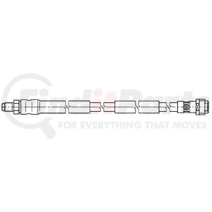 331269 by ATE BRAKE PRODUCTS - ATE Original Front Brake Hydraulic Hose for Mercedes-Benz 331269