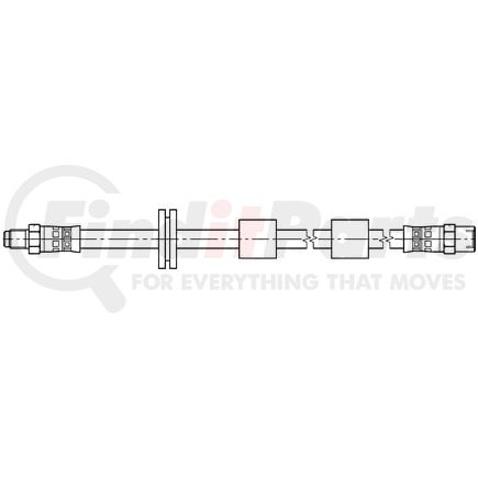 331396 by ATE BRAKE PRODUCTS - ATE Original Front Brake Hydraulic Hose for BMW 331396