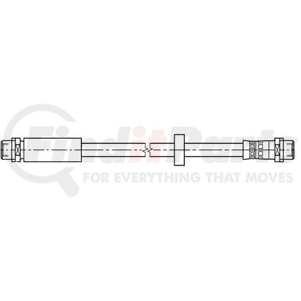 331435 by ATE BRAKE PRODUCTS - ATE Original Front Brake Hydraulic Hose for Audi 331435