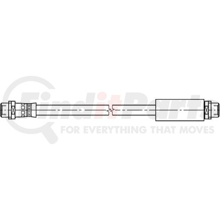 331442 by ATE BRAKE PRODUCTS - ATE Original Front Brake Hydraulic Hose for Audi 331442
