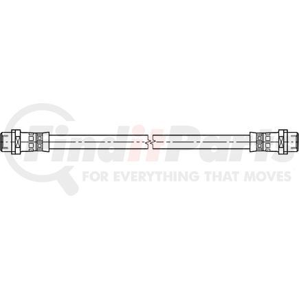 331454 by ATE BRAKE PRODUCTS - ATE Original Rear Brake Hydraulic Hose for Audi, Volkswagen 331454