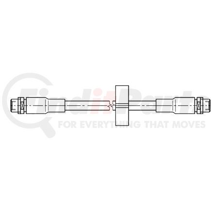 331462 by ATE BRAKE PRODUCTS - ATE Original Front Brake Hydraulic Hose for Audi 331462