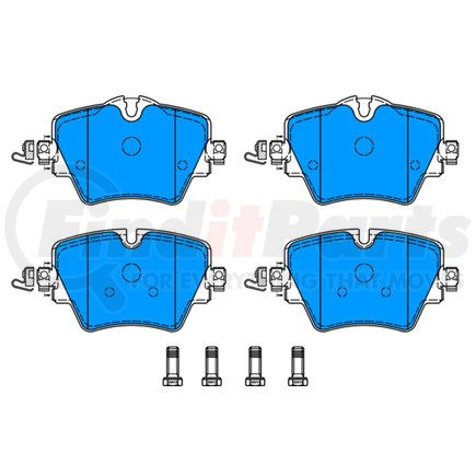 602601 by ATE BRAKE PRODUCTS - ATE Original Semi-Metallic Front Disc Brake Pad Set 602601 for BMW, Mini, Toyota