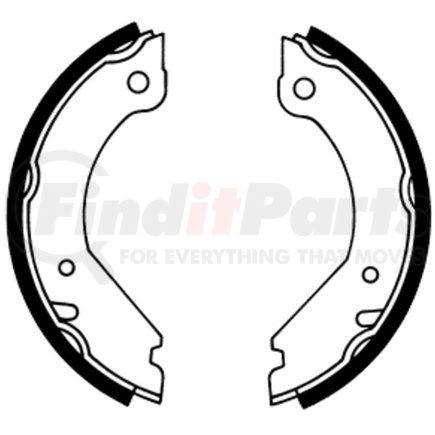650169 by ATE BRAKE PRODUCTS - ATE Parking Brake Shoe Set 650169 for Volvo