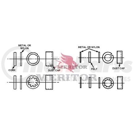 Meritor ND3E Running Board Step DUST GROUP