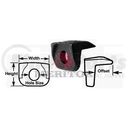 R005837 by MERITOR - CLAMP-RIM