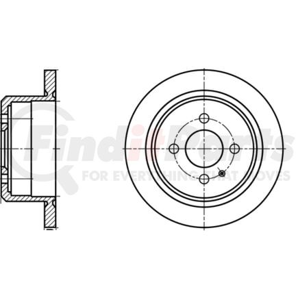 ATE Brake Products 410263 Disc Brake Rotor Set ATE Original Rear Disc Brake Rotor 410263 for BMW