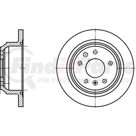 ATE Brake Products 410319 Disc Brake Rotor Set ATE Original Rear Disc Brake Rotor 410319 for Jaguar