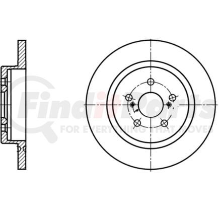 ATE Brake Products 410364 Disc Brake Rotor Set ATE Original Rear Disc Brake Rotor 410364 for Lexus