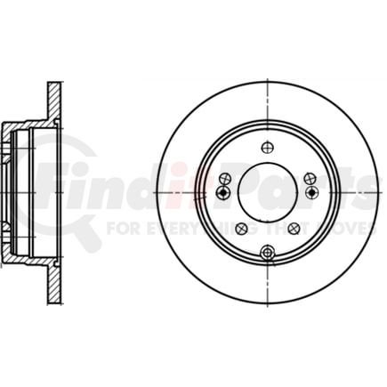 ATE Brake Products 410388 Disc Brake Rotor Set ATE Original Rear Disc Brake Rotor 410388 for Hyundai, Kia