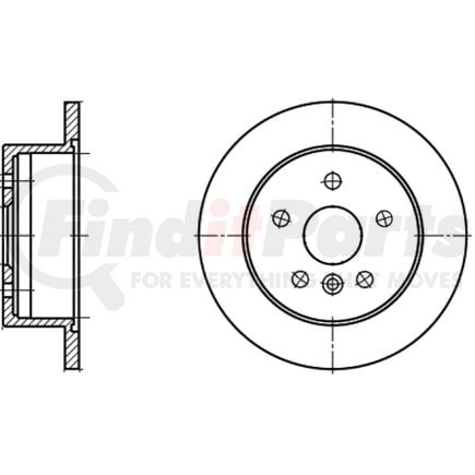 ATE Brake Products 410374 Disc Brake Rotor Set ATE Original Rear Disc Brake Rotor 410374 for Lexus, Toyota