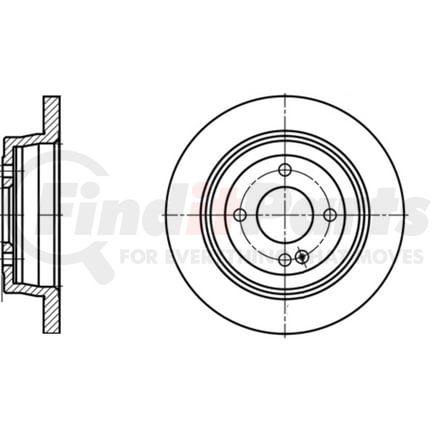 ATE Brake Products 410398 Disc Brake Rotor Set ATE Original Rear Disc Brake Rotor 410398 for Hyundai, Kia