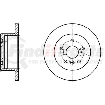 ATE Brake Products 410399 Disc Brake Rotor Set ATE Original Rear Disc Brake Rotor 410399 for Lexus