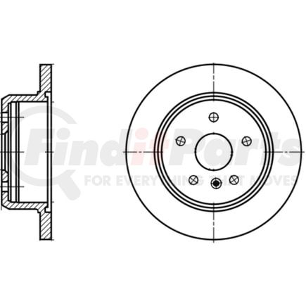 ATE Brake Products 410712 Disc Brake Rotor Set ATE Original Rear Disc Brake Rotor 410712 for Lexus, Toyota