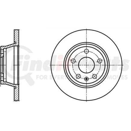 ATE Brake Products 412175 Disc Brake Rotor Set ATE Original Rear Disc Brake Rotor 412175 for Audi